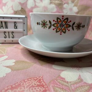 Bavarian Bowl with Saucer by Winterling